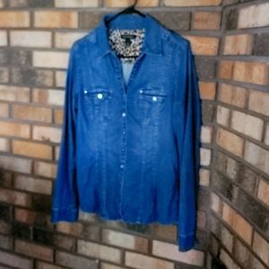 Jeans Blouse blue Size L